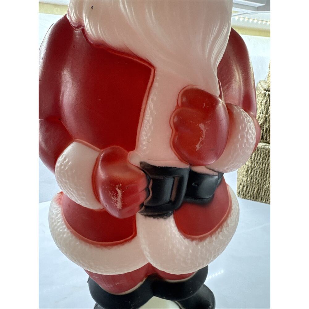 Vintage Blow Mold Santa Claus Working Light 1973 Empire 23” Carolina Enterprises - Picture 13 of 15